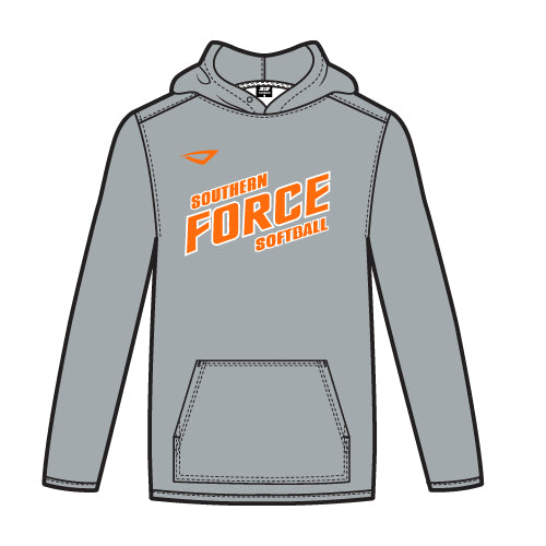 Southern Force Mens LS Stealth Hoodie - Grey