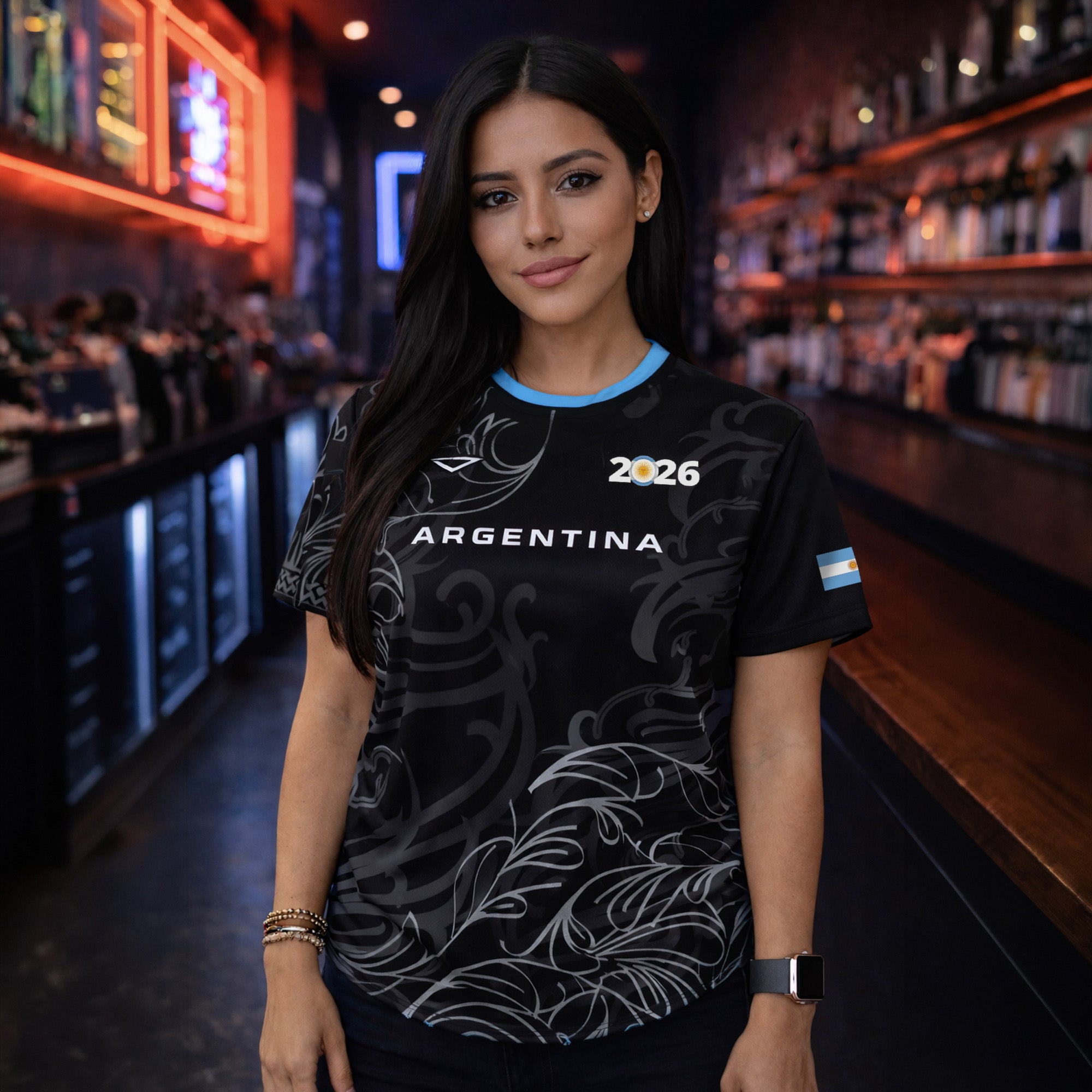 Argentina Soccer Jersey 2026 - World Cup Fan Jersey - Alternate Style