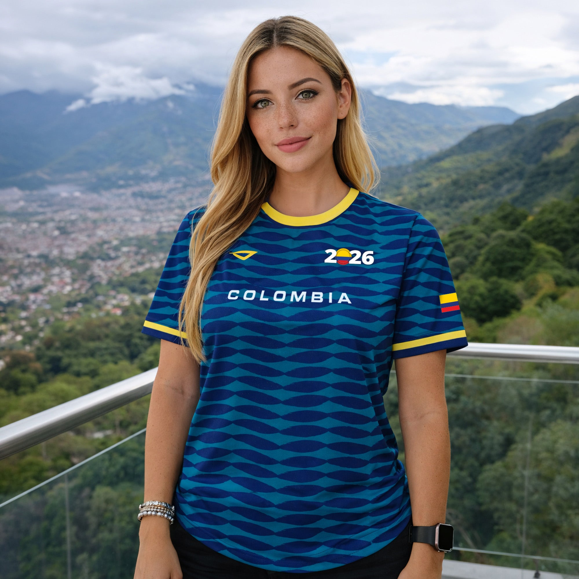 Colombia Soccer Jersey 2026 - World Cup Fan Jersey - Away Style