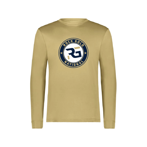 Rock Gold National Mens LS Dri Fit - Gold