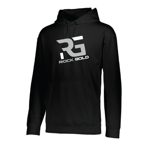 Rock Gold Softball Mens LS Hoodie - Black